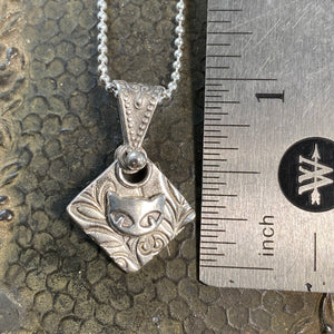 Siver Kitty Necklace