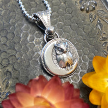 Load image into Gallery viewer, Owl &amp; The Moon Necklace