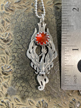 Load image into Gallery viewer, Large Carnelian Phoenix Necklace