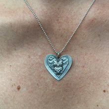 Load image into Gallery viewer, Owl Heart Necklace