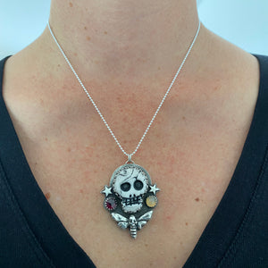 Death's Head Moth Skull Necklace