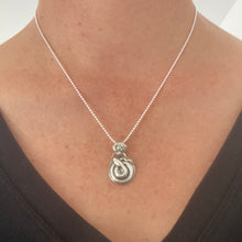 Load image into Gallery viewer, Silver Snake Necklace