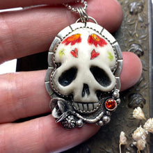 Load image into Gallery viewer, Sugar Skull Necklace #1