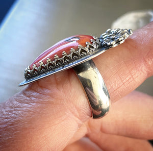 Heart Eyes Ring, US size 7.5