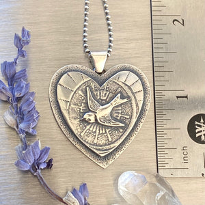 Fly Free Heart Necklace