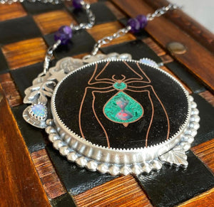Creatrix Spider Statement Necklace