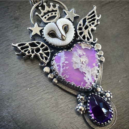 “Uplift” Owl Pendant