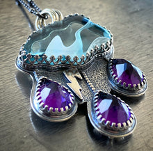 Load image into Gallery viewer, Amethyst Raincloud Necklace