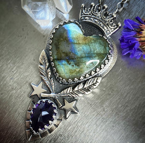 Labradorite Love Queen Necklace