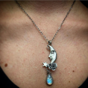 Luna Moonstone Pendant