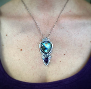 Labradorite Love Queen Necklace