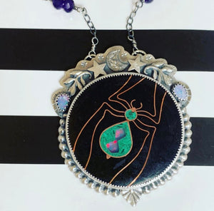 Creatrix Spider Statement Necklace