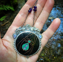 Load image into Gallery viewer, Creatrix Spider Statement Necklace