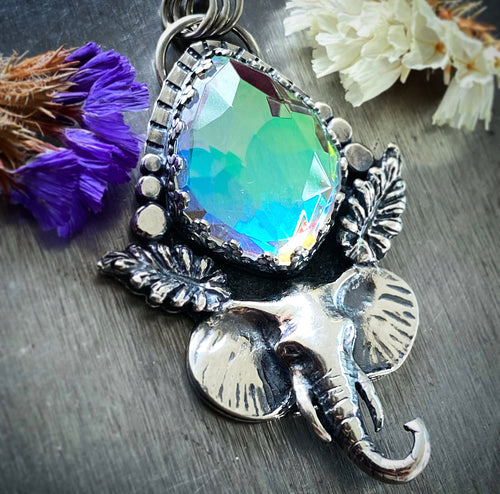 Elephant “Love” Necklace