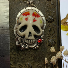 Load image into Gallery viewer, Sugar Skull Necklace #1