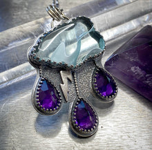 Load image into Gallery viewer, Amethyst Raincloud Necklace