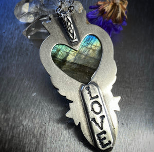 Labradorite Love Queen Necklace