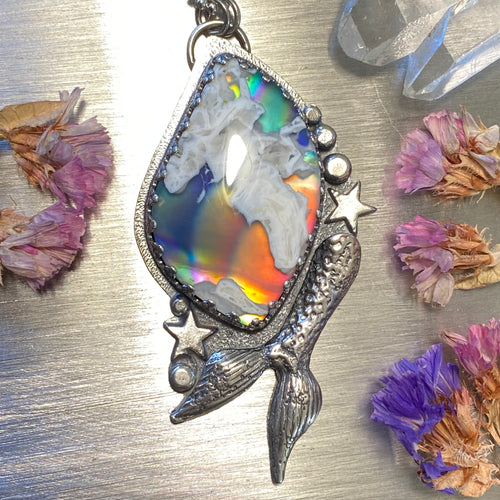 Rainbow Mermaid Necklace