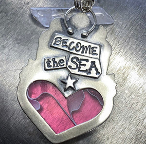 Pink Octopus Necklace