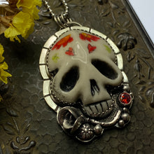 Load image into Gallery viewer, Sugar Skull Necklace #1