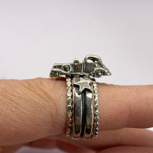 Load image into Gallery viewer, Vintage Car Stacker Ring, US size 7.5