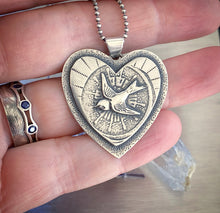 Load image into Gallery viewer, Fly Free Heart Necklace