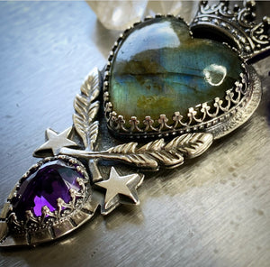 Labradorite Love Queen Necklace